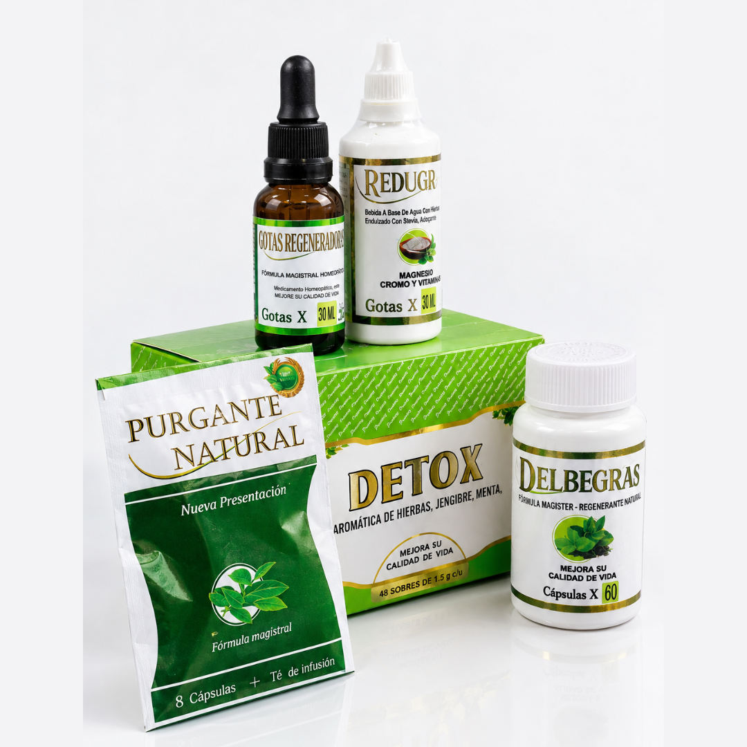 Kit reductor DETOX purgante DETOX